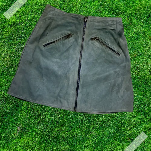 Vintage echt leder rock damen - echt,