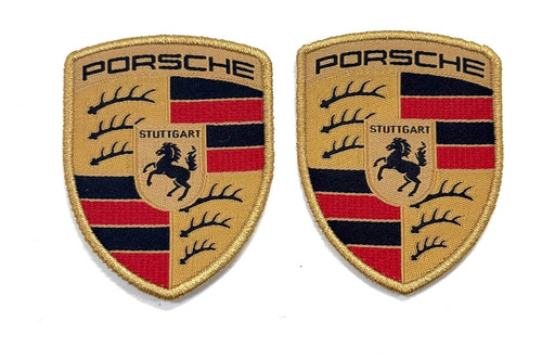 Porsche crest stoff - crest, aufnäher