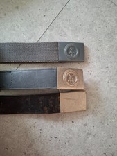 DDR NVA, kasernierte VP  Koppel 2 x Leder, 1 x Gurtkoppel neu und gebraucht