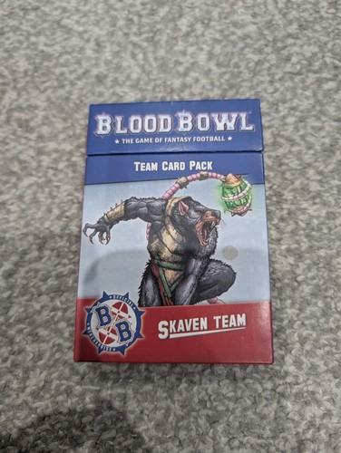 Blood bowl team card - blood,