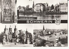 (10890) AK DDR Mecklenburg Schwerin Wappen