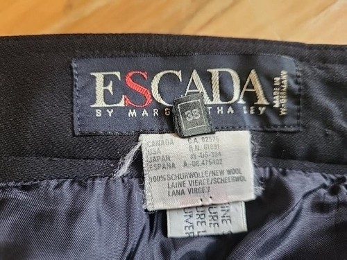 Women escada skirt black - skirt, /