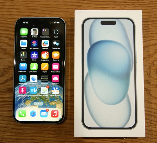 Apple iphone 128gb blau - apple, 15-128gb-blau