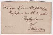 Vorphilatelie Botenbrief an