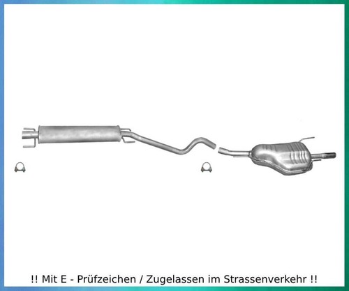 Auspuffanlage für opel - auspuffanlage,