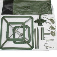 original Bundeswehr Tarnnetz Unterstand Stütz Set 12 teilig. Spreizer Erdnägel