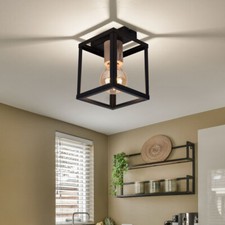 Decken Leuchte schwarz-matt