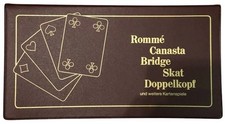 Romme Canasta Bridge Skat Doppelkopf - Kartenspiele * Neu *