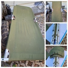 original armee alu-feldbett mit auflage, gebraucht