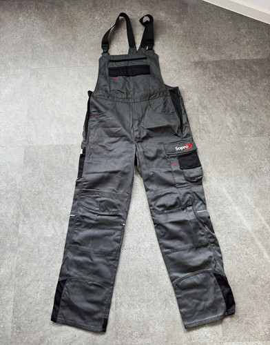 Sopro arbeits latzhose grau - arbeits-latzhose, in
