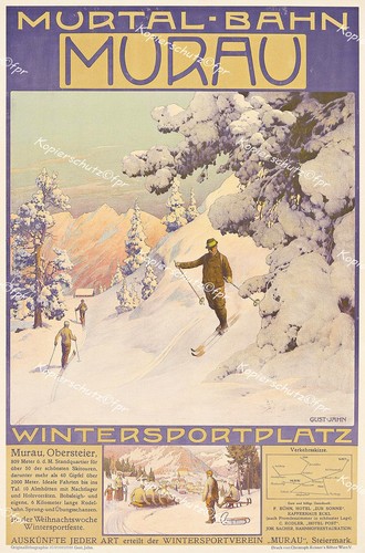 Plakat murtal eisenbahn - murtal,