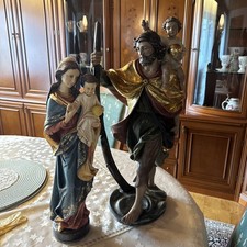 Vintage heiliger christopherus - heiliger,