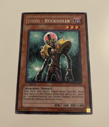 Jinzo rückholer - yu-gi-oh!,