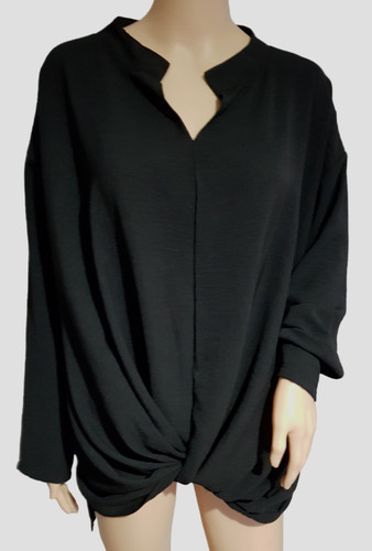 Bluse schwarz victoria - bluse, gr.