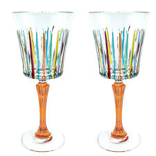 Ein Paar Von 2 Murano Wein