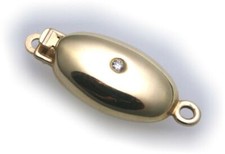 Perlschließe echt Gold 585
