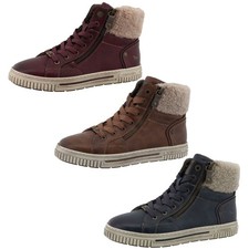 MUSTANG Damen Schuhe High Top Sneakers Damenschuhe Winterschuhe 15M0102002