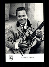 Franzl Lang Autogrammkarte