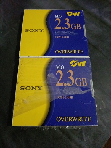 Sony worm disk dom - mo, worm-disk