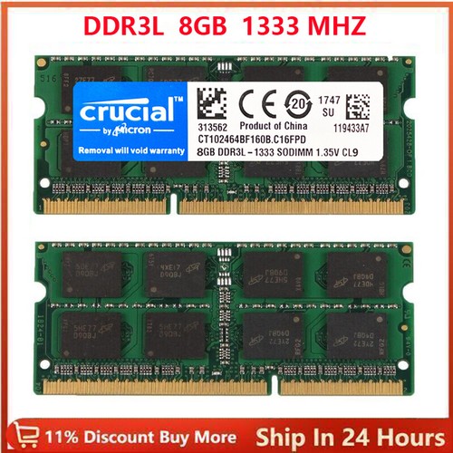 Crucial ddr3l 16gb - ddr3l, (8gb