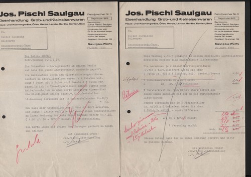 Saulgau brief 1939 jos - x,