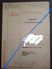 Orig. Kriegstagebuch Schlachtschiff Tirpitz 01.-15.02.1942, Ab. Maschine 12.1941