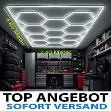 14x Hexagon Tageslicht LED