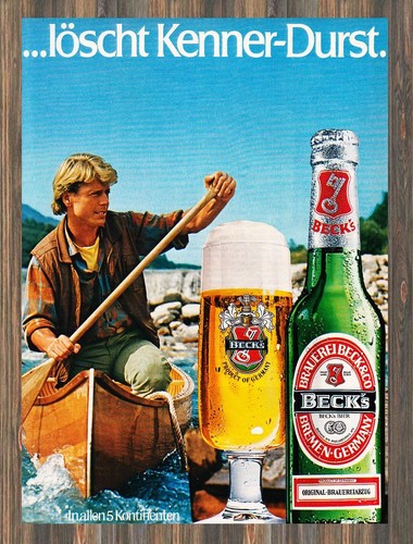 Beck bier reklame - -,