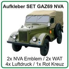 Aufkleber Set für GAZ GAZ69