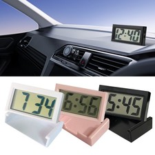 Mini-Digitaluhr Großer Bildschirm Auto Uhr Dashboard Selbstklebende Uhr