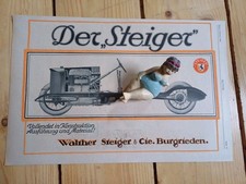 1920 ORIG. WERBUNG Steiger