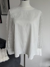 Oberteil Bluse Weiss