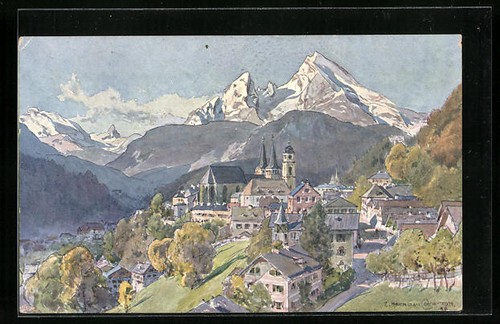 Künstler edward harrison - künstler-ak,