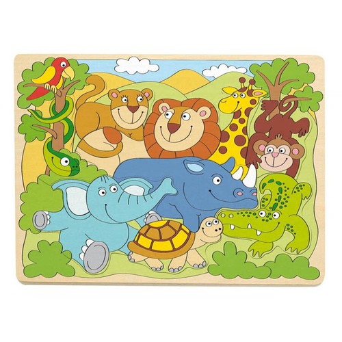 Kleinkinder holzpuzzle tiere - kleinkinder, "tiere"