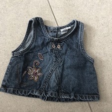 Baby Weste Jeans Gr: 74