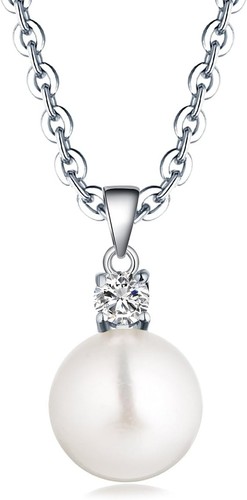 Perlenkette silber 925 - 925, mit