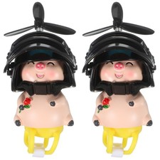 2 Stück Schwein Fahrrad Front