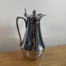 ALFI Saphir Nr 185 Isolierkanne Thermoskanne Messing verchromt 1 Liter