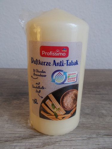 Duftkerze anti tabak - anti, tabak*mit