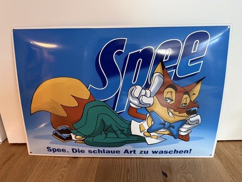 Spee blechschild die schlaue - blechschild,,