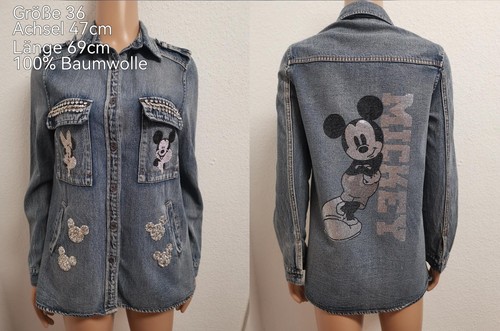 Mickey mouse denim jeansjacke - mickey,