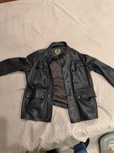 Belstaff lederjacke herren - belstaff, l