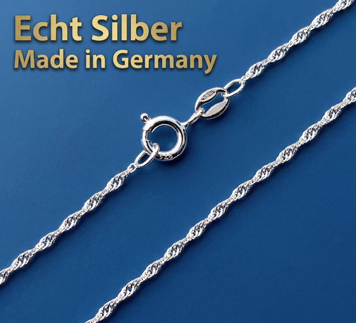 Singapur kette echt silber 925 - echt,