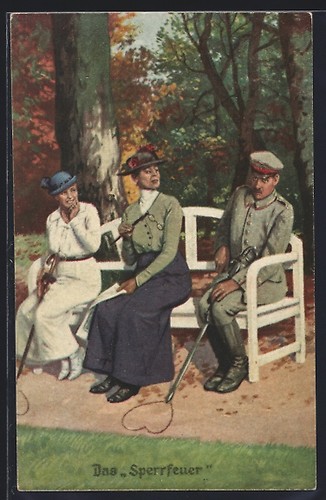Künstler arthur thiele - künstler-ak,