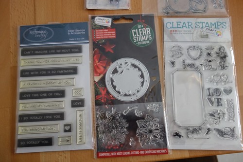 Diverse stempel sets clear - diverse, stempel-sets,