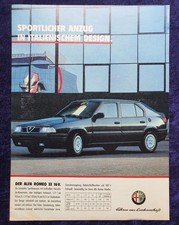 Alfa Romeo 33 16V Sportlimousine,  originale aus Werbung 1992
