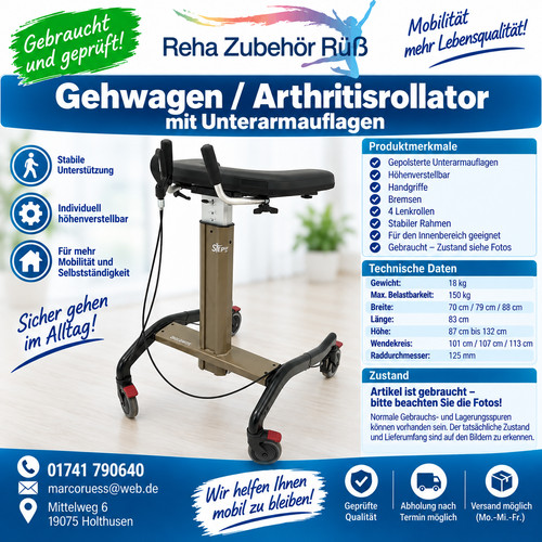 Rollator dolomite step - dolomite, up