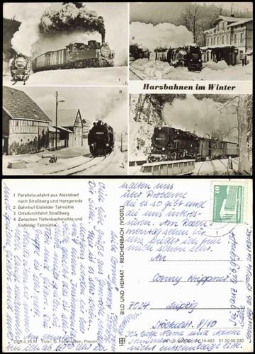 Dampflokomotiven harz winter - harz,