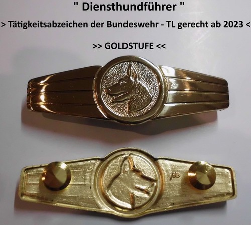 Diensthundeführer gold - ", "