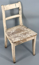 Shabby Chic Vintage Biedermeier Kinder Stuhl Selten Schön Kinderstuhl Antik (AP)